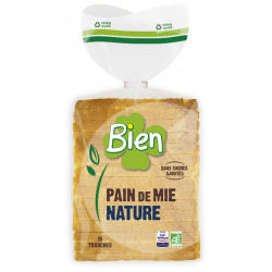 Pain de mie nature sans sucres ajoutés 500g