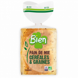 Pain de mie céréales 500g