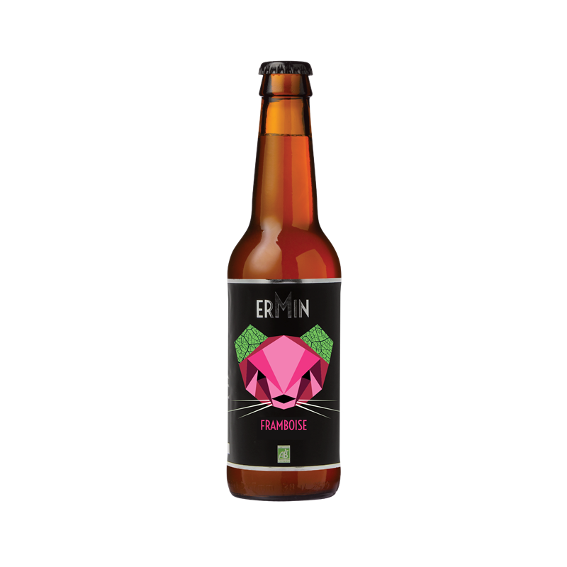 Bière framboise Ermin 5,5° 33cl