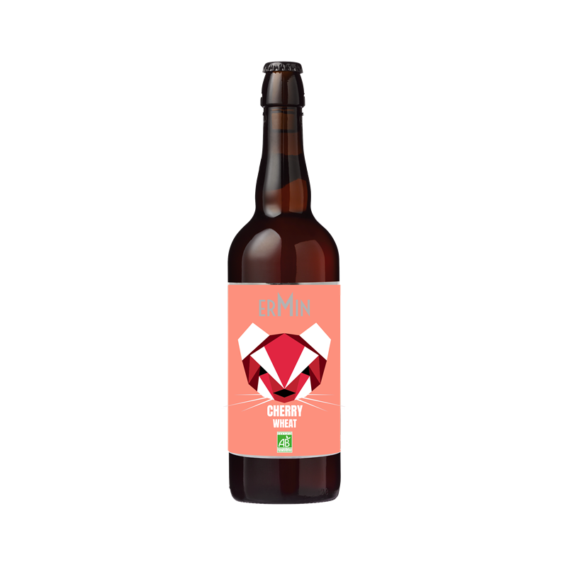 Bière cerise 4.5° Ermin 75cl