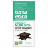 Tablette chocolat noir 88% de cacao Côte d'Ivoire 100g