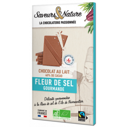 Chocolat au lait à la fleur...