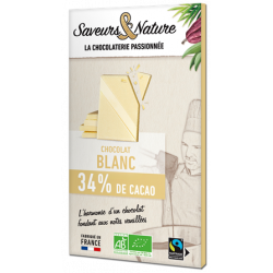 Chocolat blanc 80g