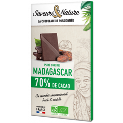 Chocolat noir 70% de cacao...