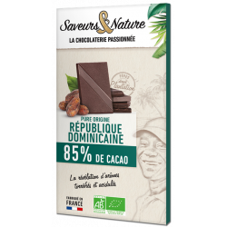 Chocolat noir 85% de cacao...