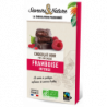 Carrés fourrés framboise enrobés de chocolat noir x18, 80g