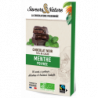 Carrés fourrés menthe enrobés de chocolat noir x18, 80g