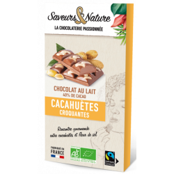 Chocolat lait 40% de cacao...