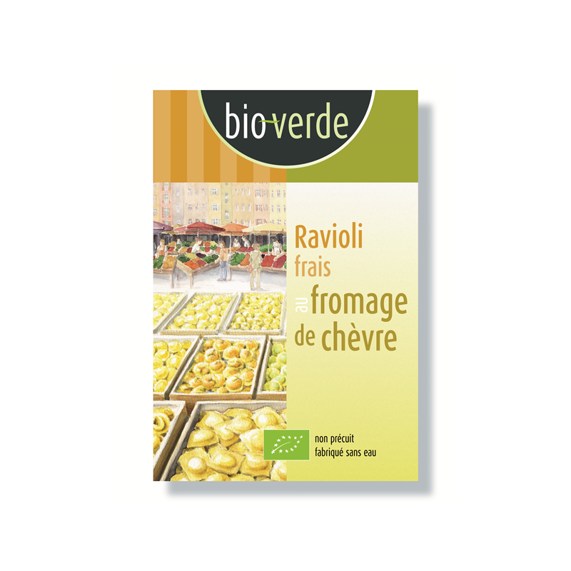 Ravioli au fromage de chèvre miel et noix 250g