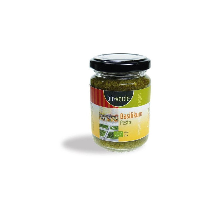 Pesto au basilic 125ml, produit végan