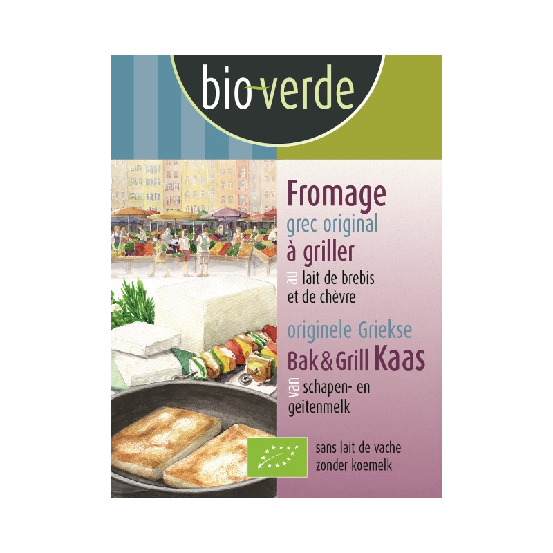 Fromage grec à griller au lait de chèvre et brebis (type féta) 150g