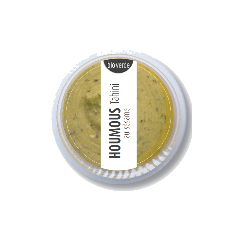 Houmous tahini aux pois chiches et sésame 150g, végan