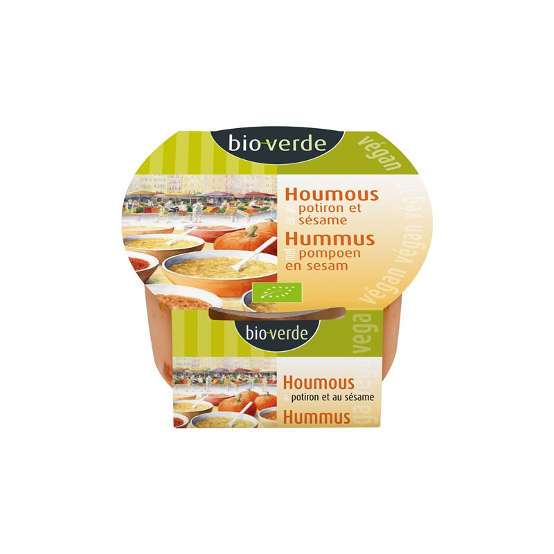 Houmous potiron sésame 150g, végan