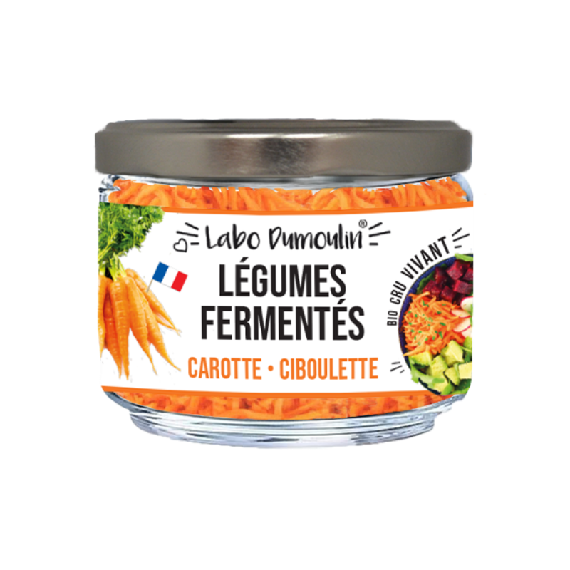 Légumes fermentés Carotte ciboulette 180g