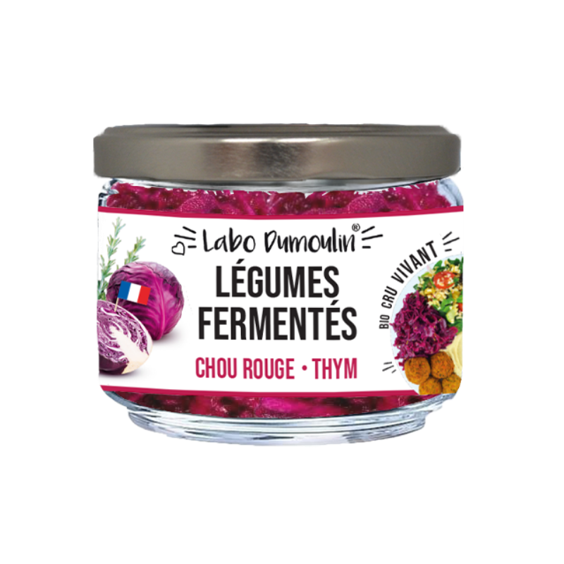 Légumes fermentés chou rouge thym 180g