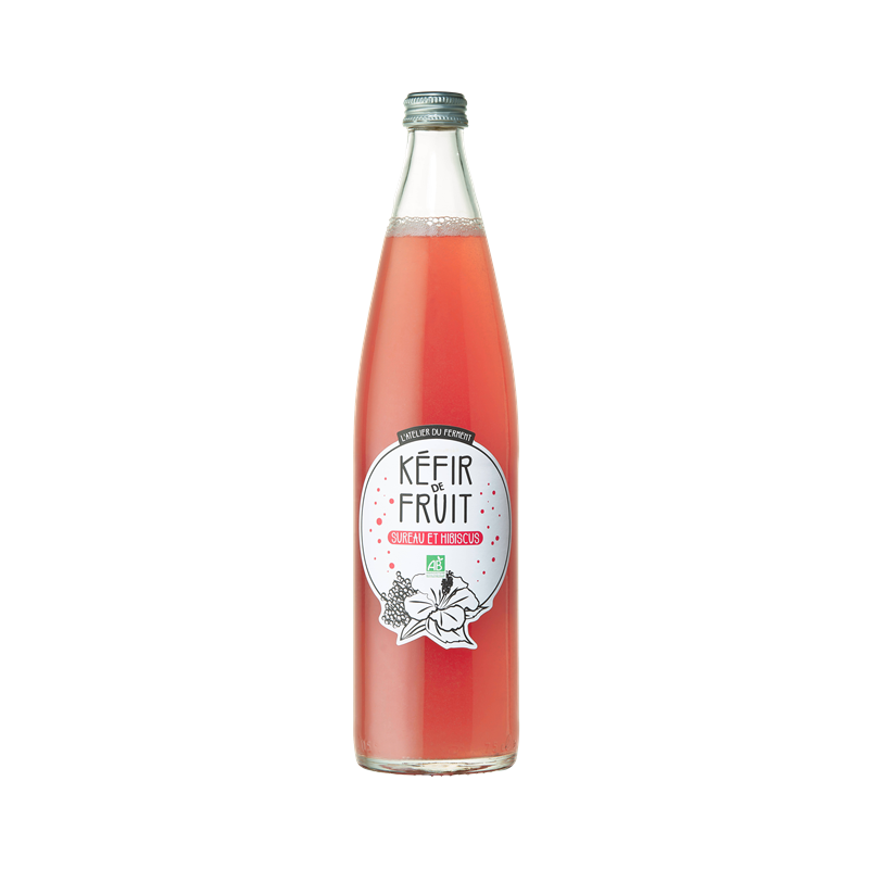 Kéfir de fruit, sureau et hibiscus, 75cl