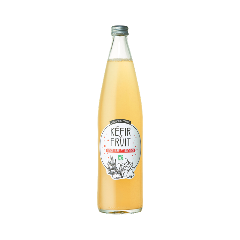 Kéfir de fruit, gingembre et rooibos, 75cl