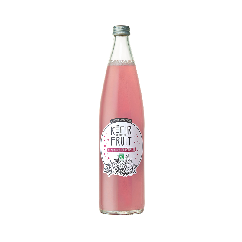 Kéfir de fruit, framboise et romarin, 75cl