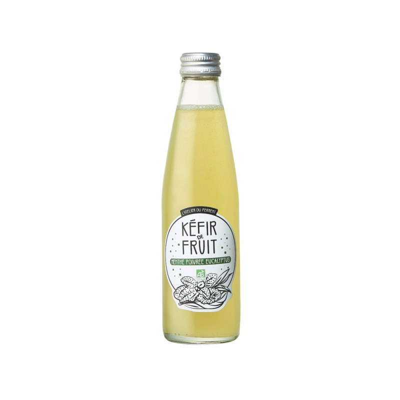 Kéfir de fruit, menthe poivrée et eucalyptus, édition été 25cl