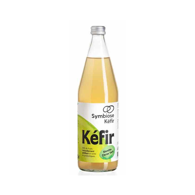 Kéfir de fruit, menthe citron vert, 75cl