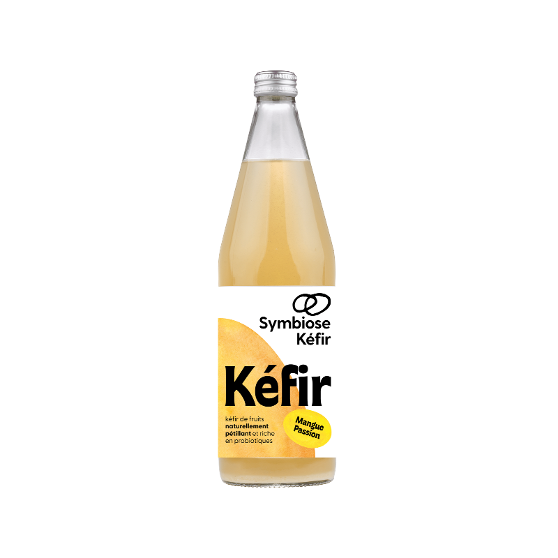 Kéfir de fruit, mangue passion, 75cl