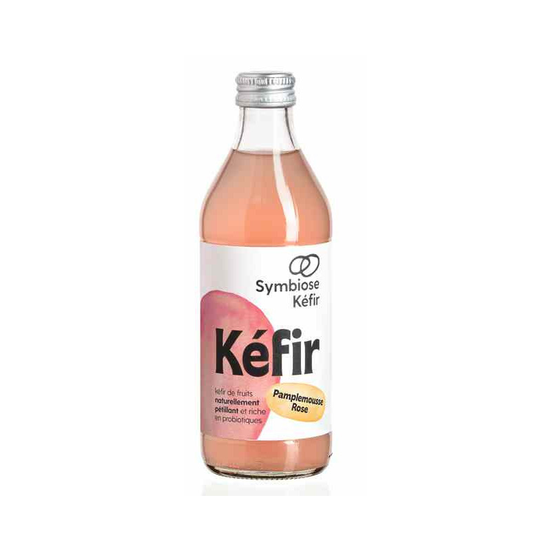 Kéfir de fruit, pamplemousse rose, 33cl