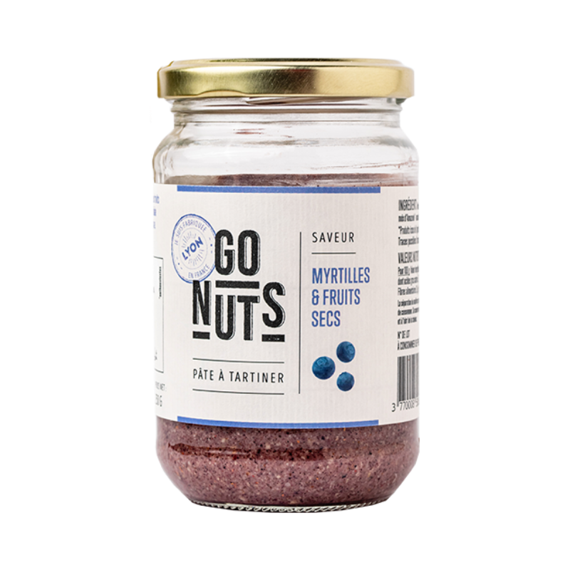 Pâte à tartiner myrtille 250g