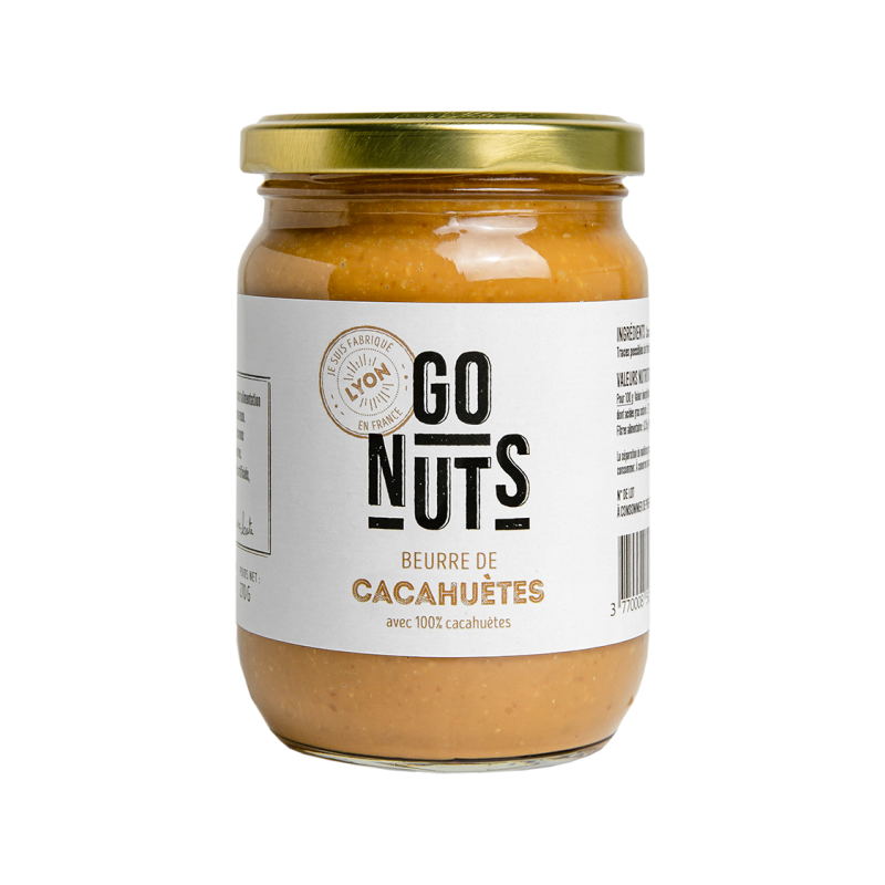 Beurre de cacahuètes 100% cacahuètes 270g