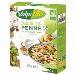 Pâte penne riz complet féve...