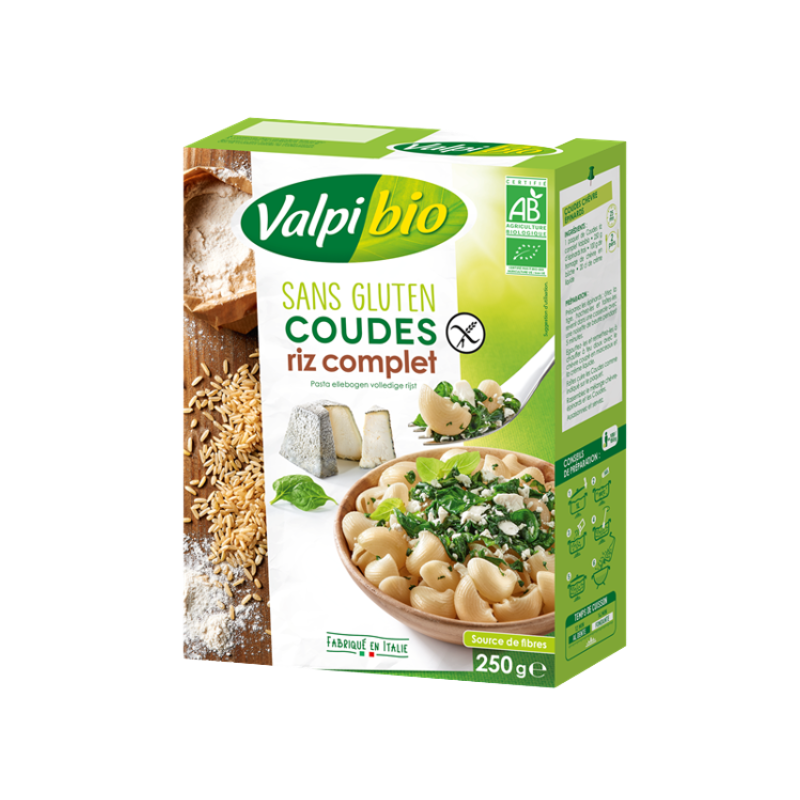 Pâte coude riz complet 250g