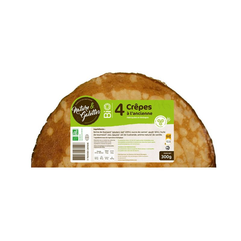 Crêpes à l'ancienne (35,5cm) x4 300g