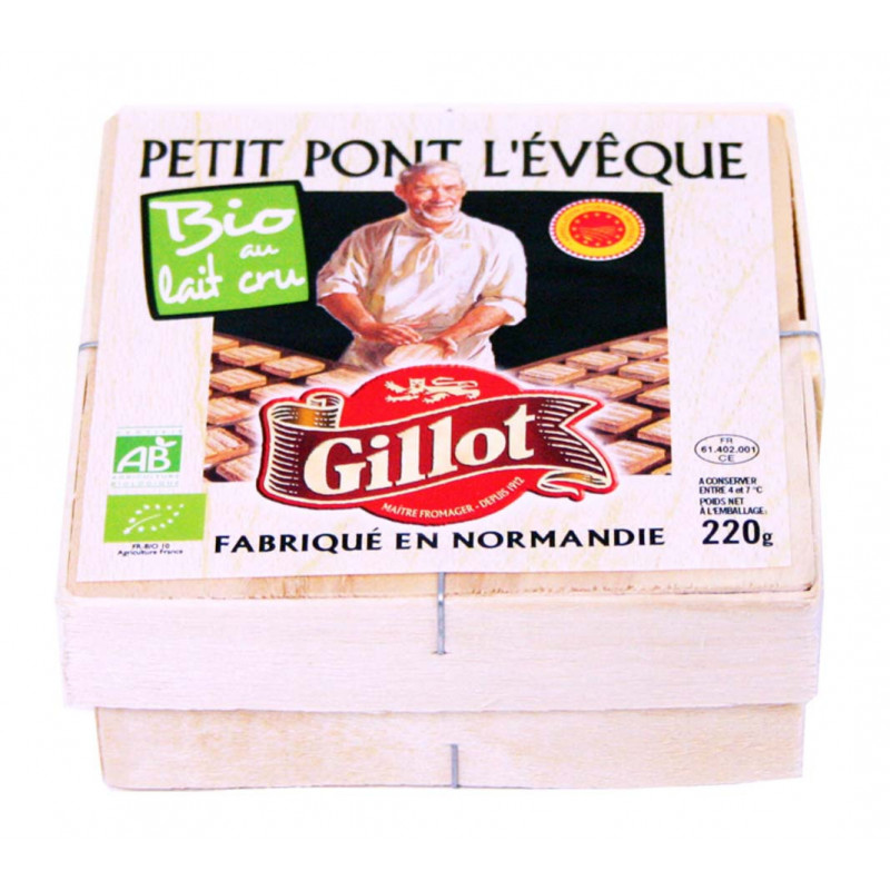 Petit Pont l'Evêque au lait cru 220g