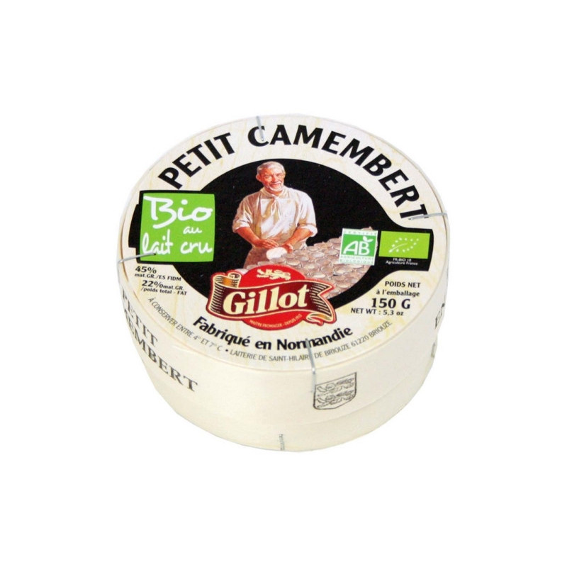 Camembert de Normandie au lait cru 22% MG 150g