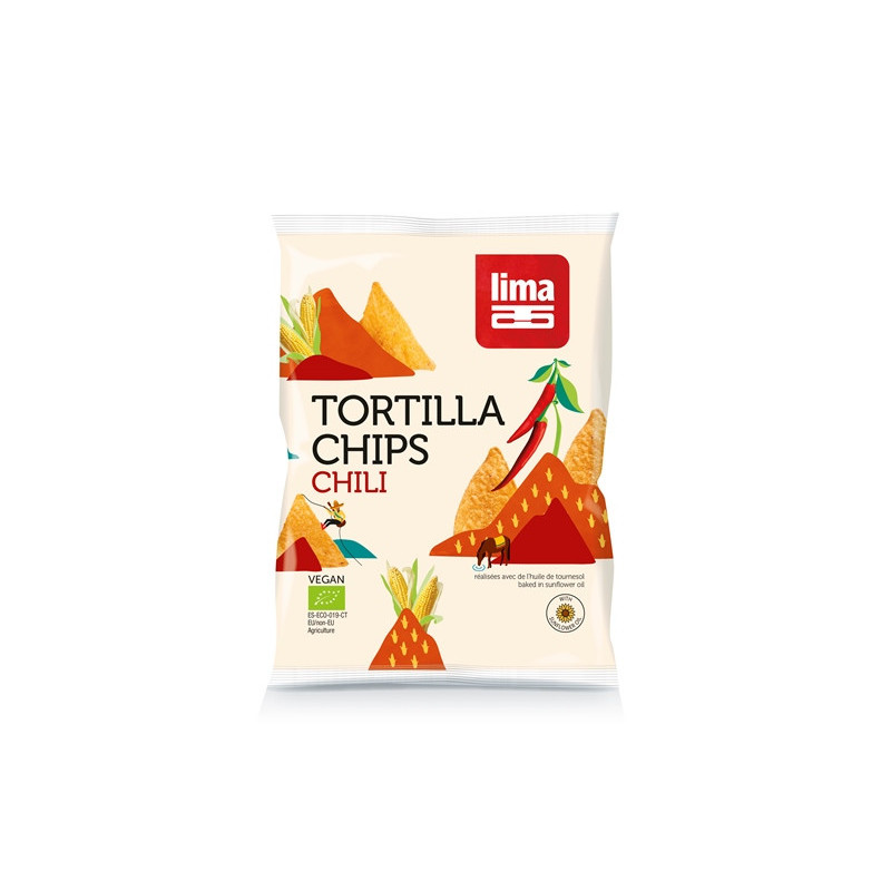 Tortilla chips chili 90g (sans huile de palme)