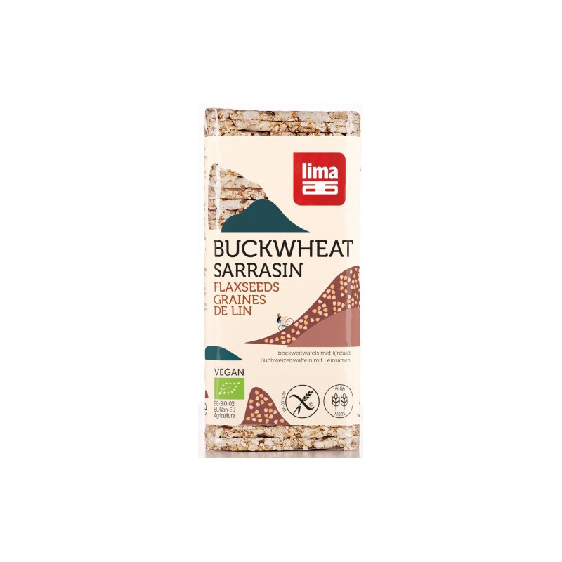 Galettes de sarrasin aux graines de lin 150g