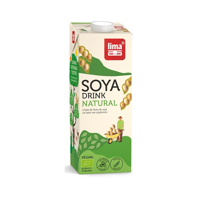 Soya drink natural 1l