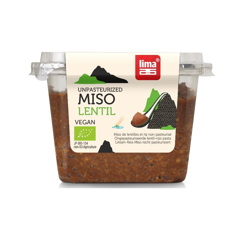 Miso de lentilles et riz non pasteurisé 300g