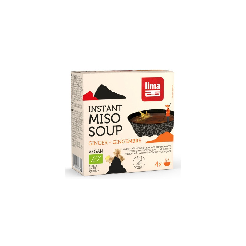 Instant miso soup gingembre 4x15g