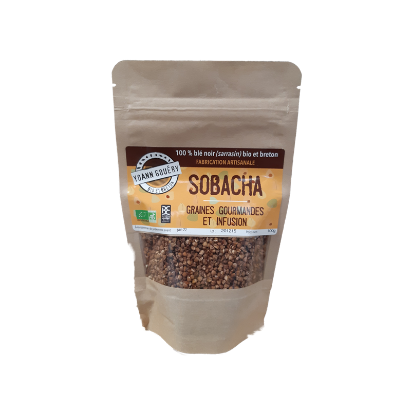 Sobacha, graines de sarrasin décortiquées et torréfiées 100g