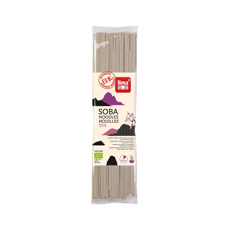 Soba 35% 250g (farine de blé 61.6%, farine de sarrasin 35%)