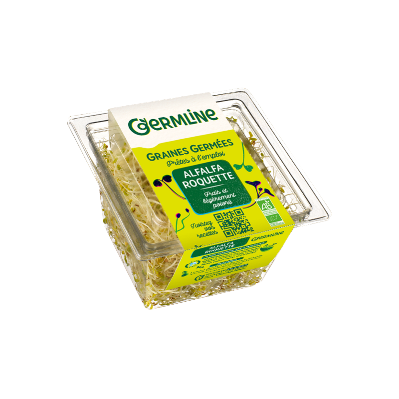 Graine germée alfalfa roquette 60g