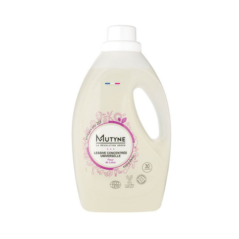 Lessive liquide universelle parfumé fleur de lotus 1,5l