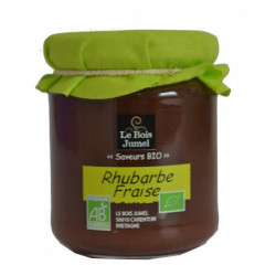 Confiture rhubarbe fraise 120g