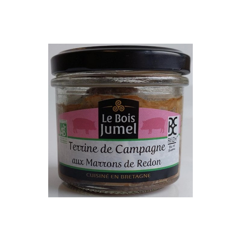 Terrine de campagne aux marrons de Redon, verrine 90g