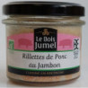 Rillettes de porc au jambon, verrine 90g