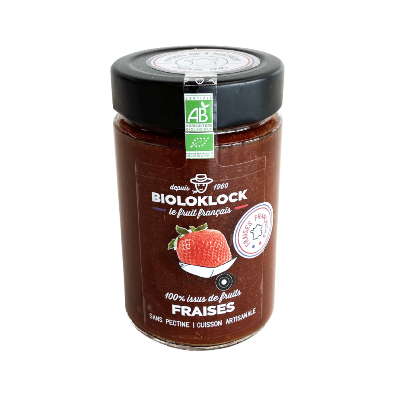 100% Issus de fruits fraise France 210g