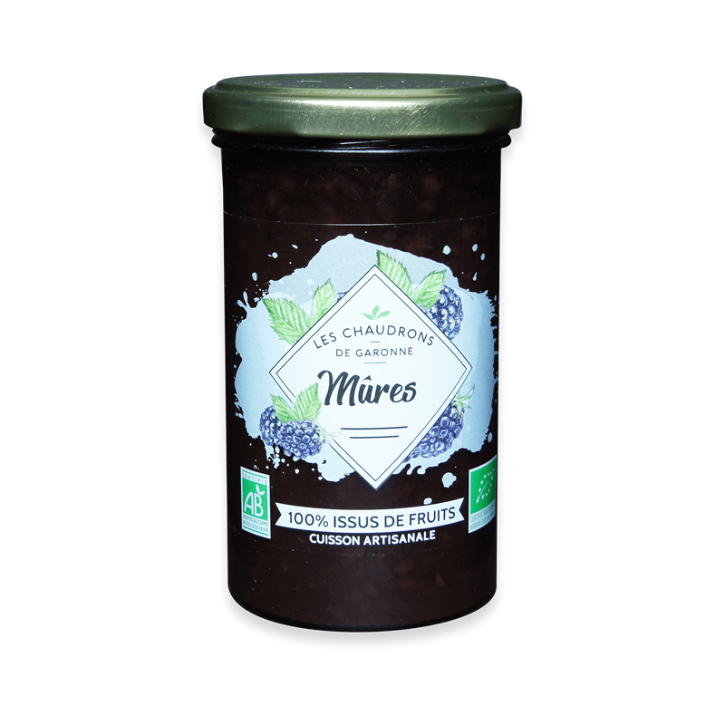 100% issus de fruits mûre 275g