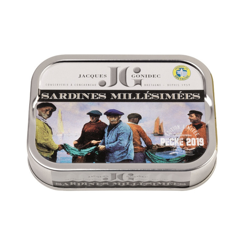 Sardines à l'huile d'olive vierge extra bio millésime 115g