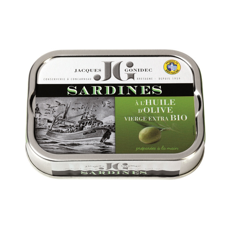 Sardines à l'huile d'olive bio 115g