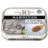 Sardines au naturel aux 5 baies bio 115g (87g PNE)